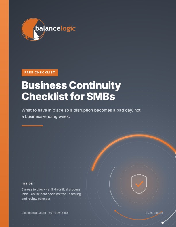 Cover of Business Continuity Checklist for SMBs