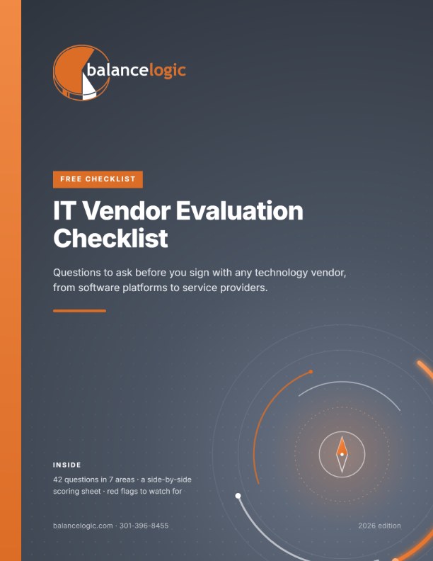 Cover of IT Vendor Evaluation Checklist