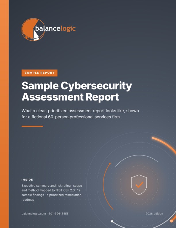 Cover of Sample Cybersecurity Assessment Report