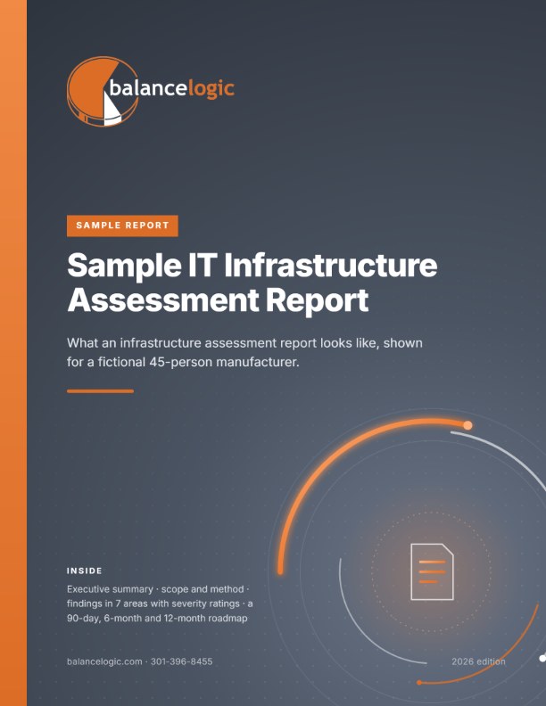 Cover of Sample IT Infrastructure Assessment Report